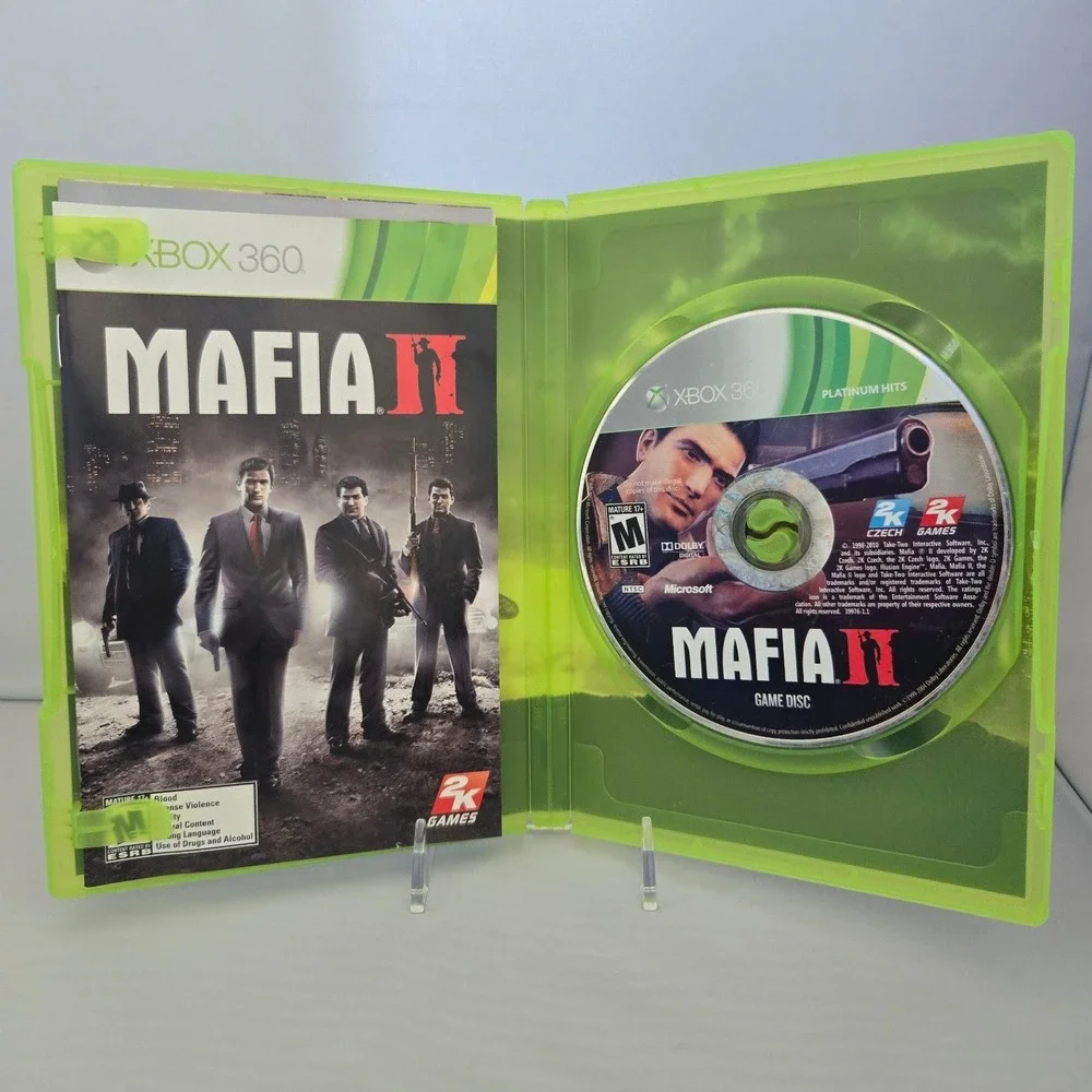 Mafia II - Microsoft Xbox 360, 2010 - Complete CIB‎ W/ Manual Tested & Working